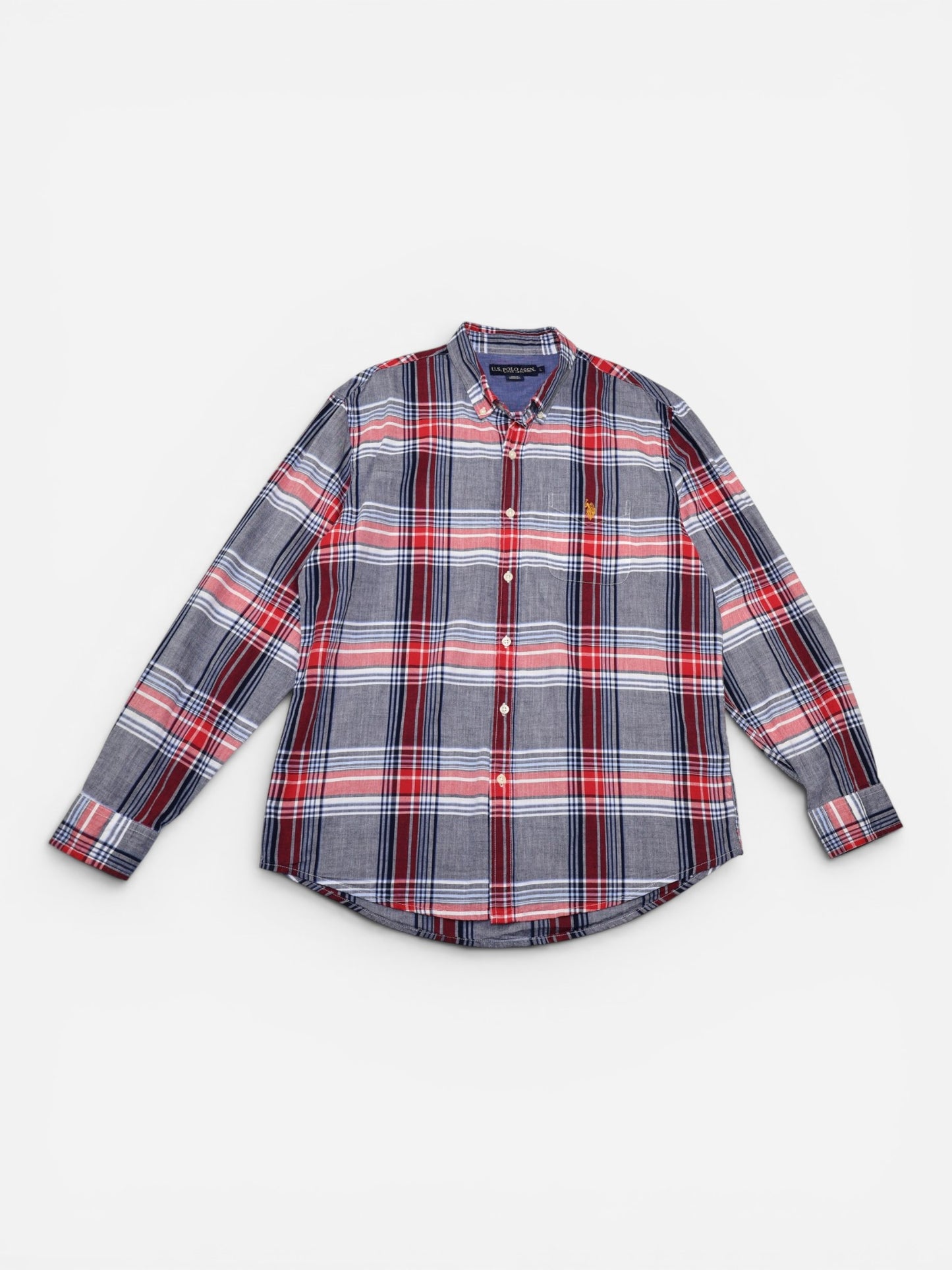 CAMISA MANGA LARGA DE CUADROS | U.S. POLO ASSN. | TALLA L