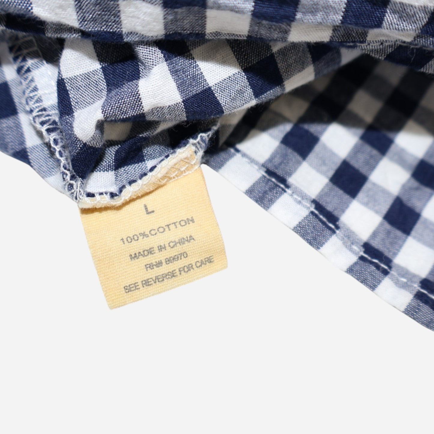 BLUSA DE CUADROS CON HOMBROS DESCUBIERTOS | LOVE NOTES | TALLA L