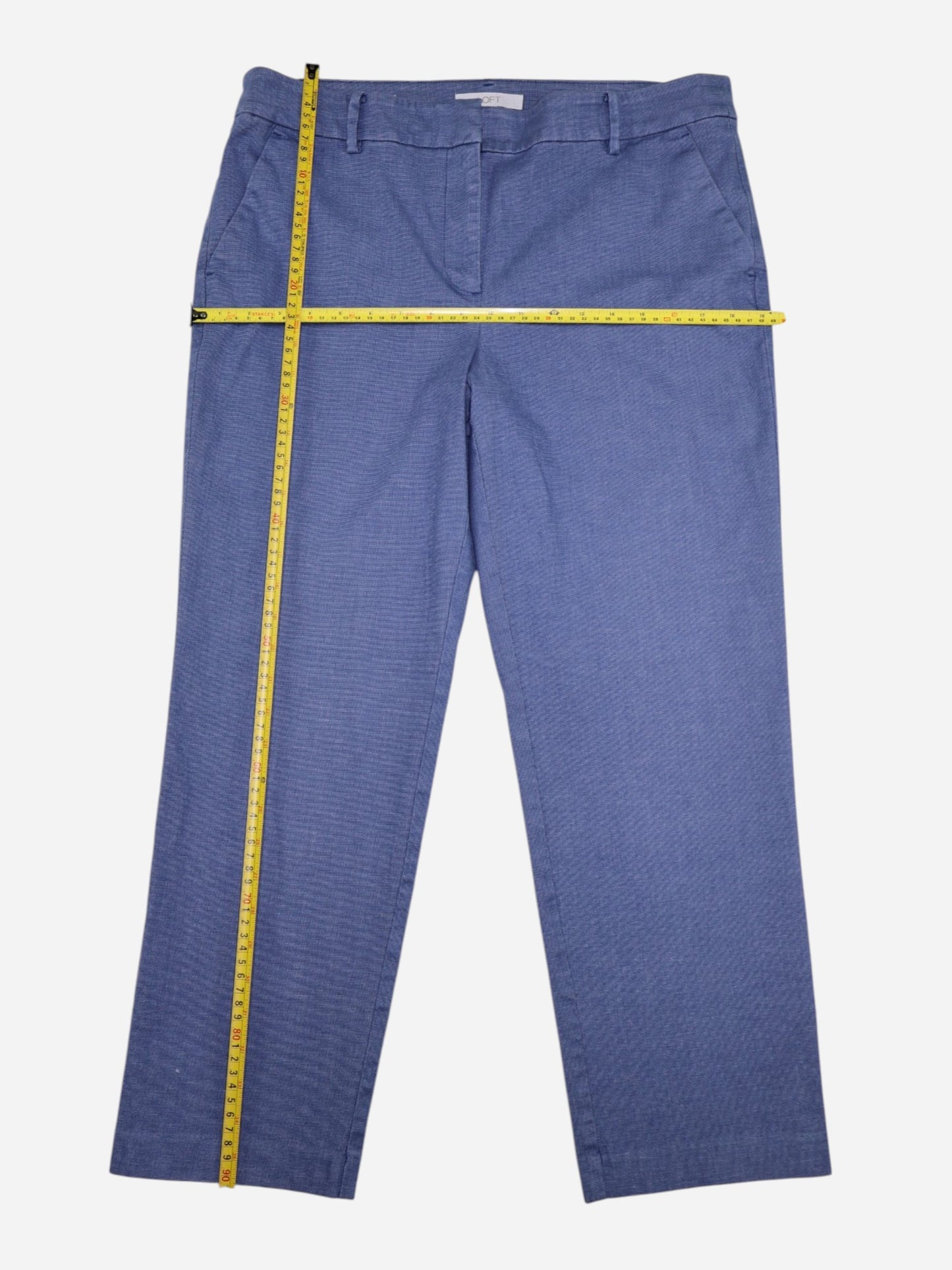 PANTALÓN AZUL PARA OFICINA - SLIM  | LOFT | TALLA 12 (L)