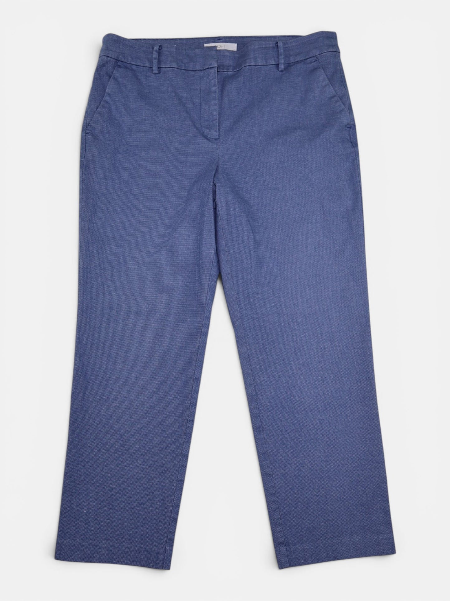 PANTALÓN AZUL PARA OFICINA - SLIM  | LOFT | TALLA 12 (L)