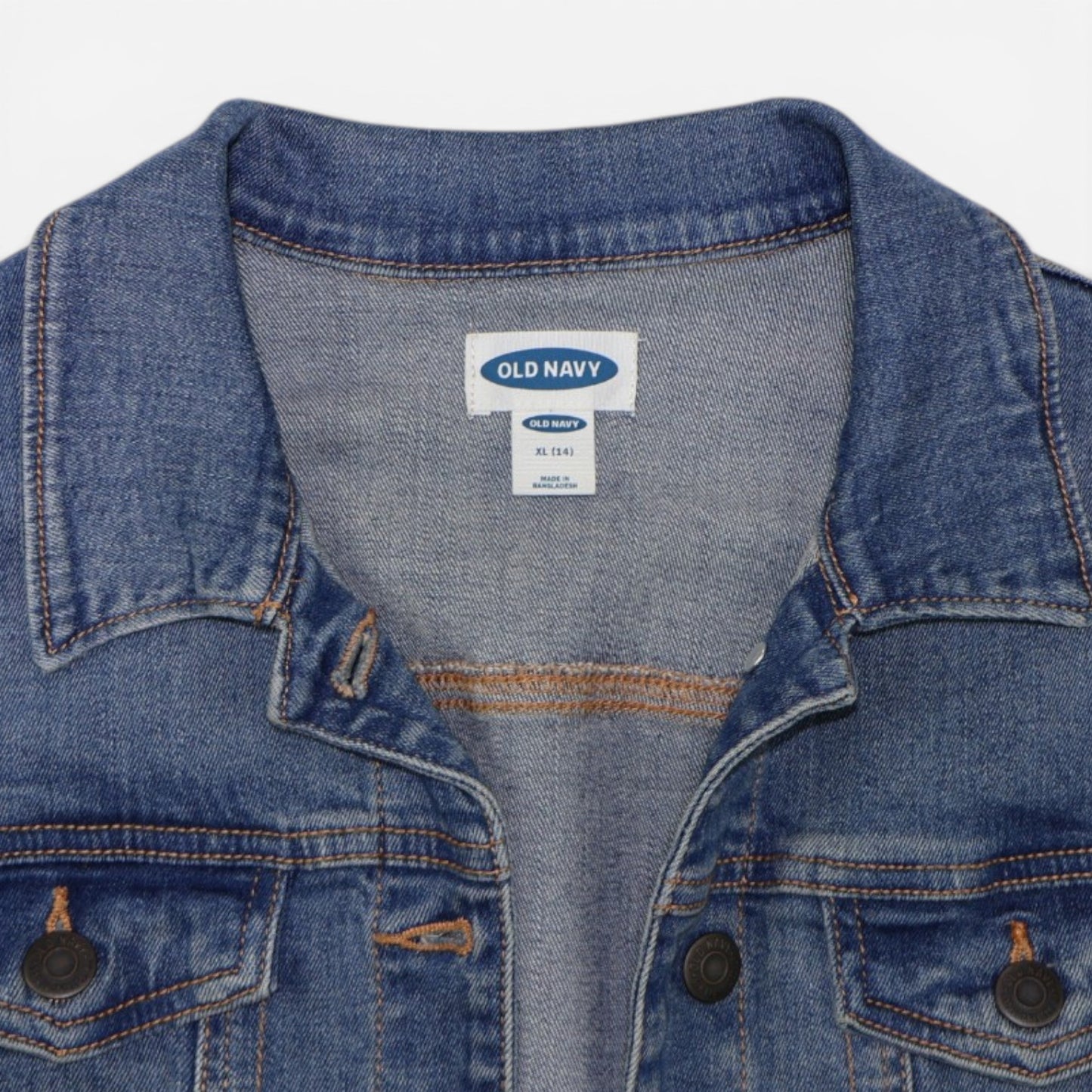 CHAQUETA JEAN PARA NIÑAS | OLD NAVY | TALLA XL (14)