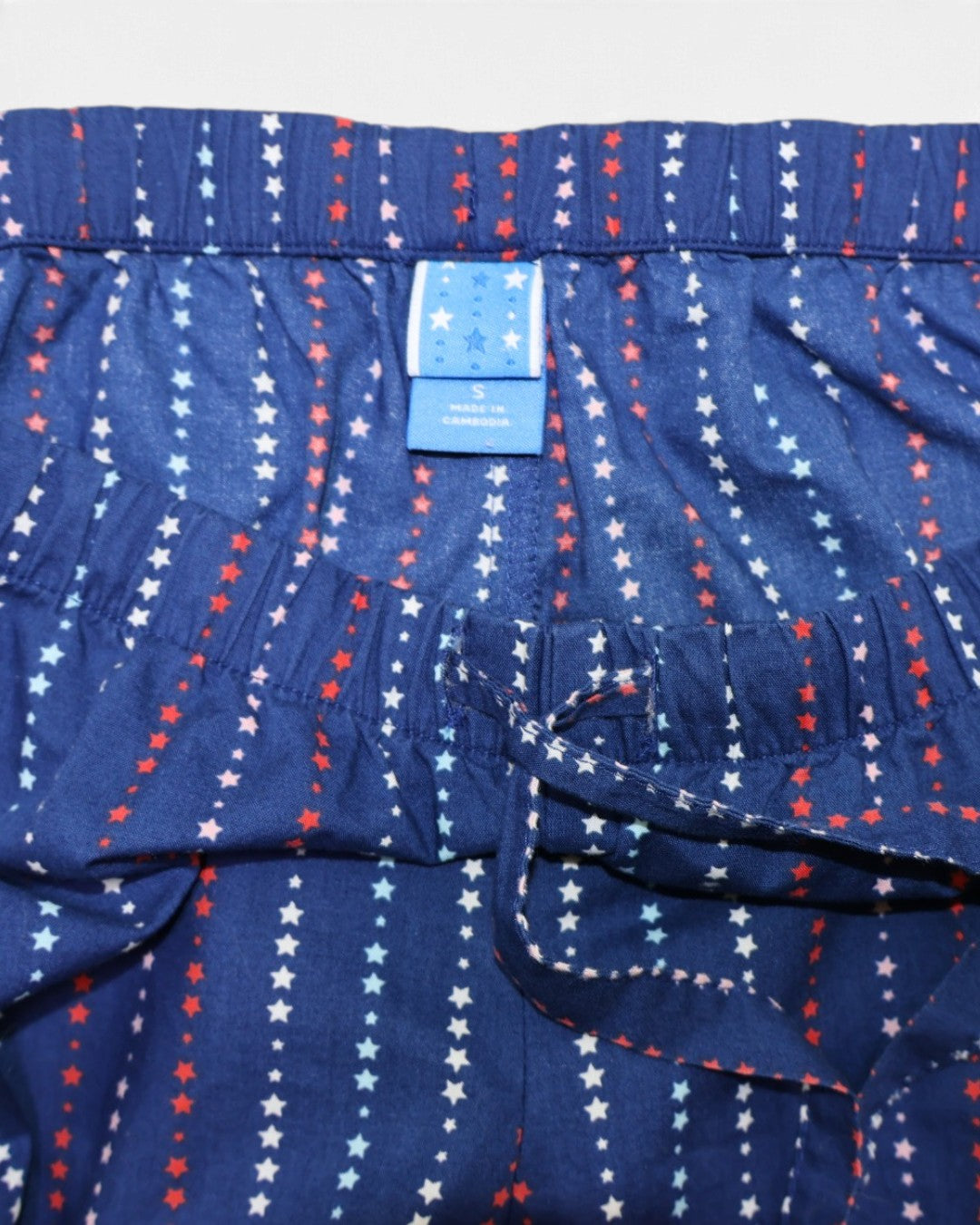 Pantalón de pijama capri con estrellas para mujer talla S, foto 6