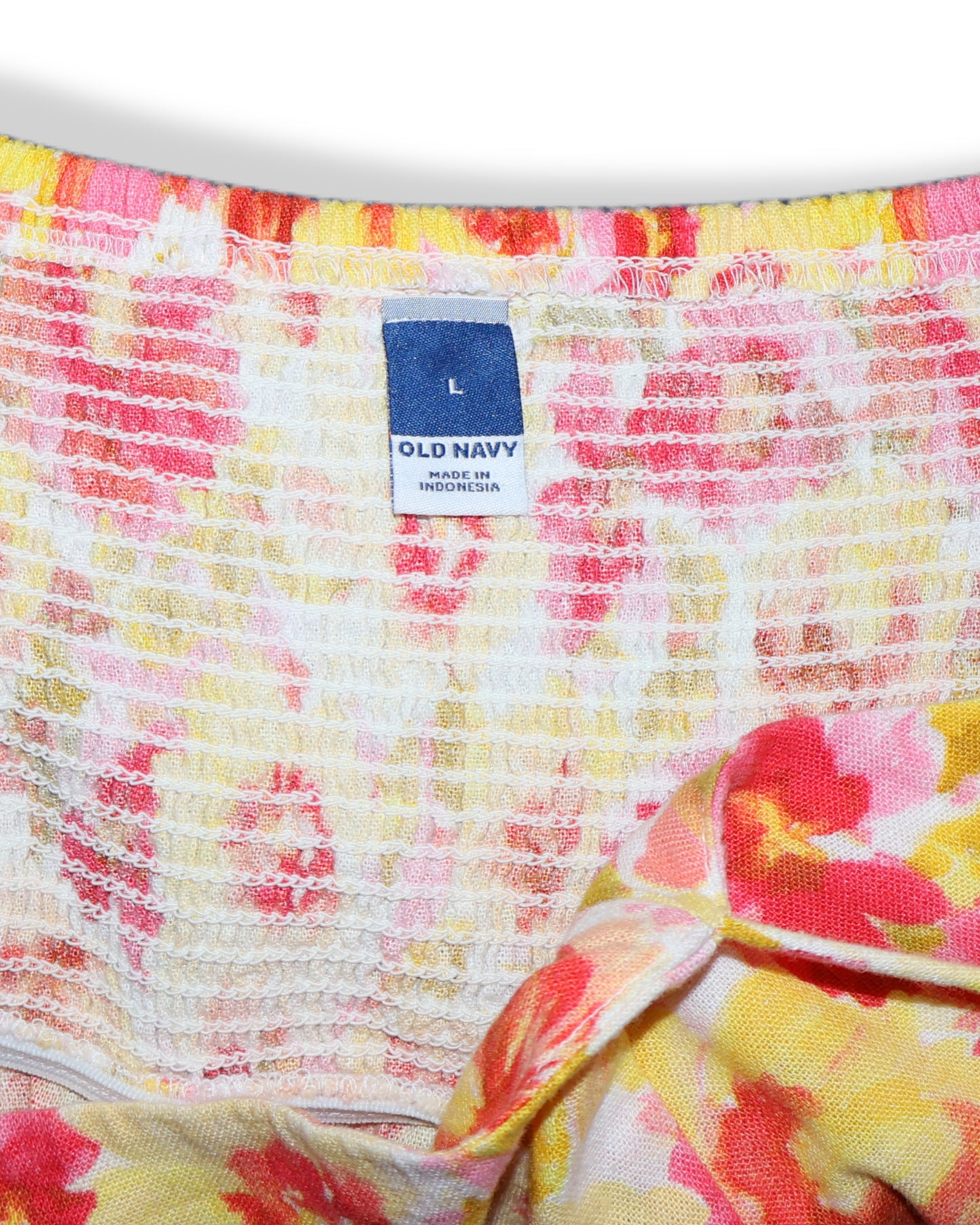 VESTIDO DE LINO CON ESTAMPADO FLORAL | OLD NAVY | TALLA L