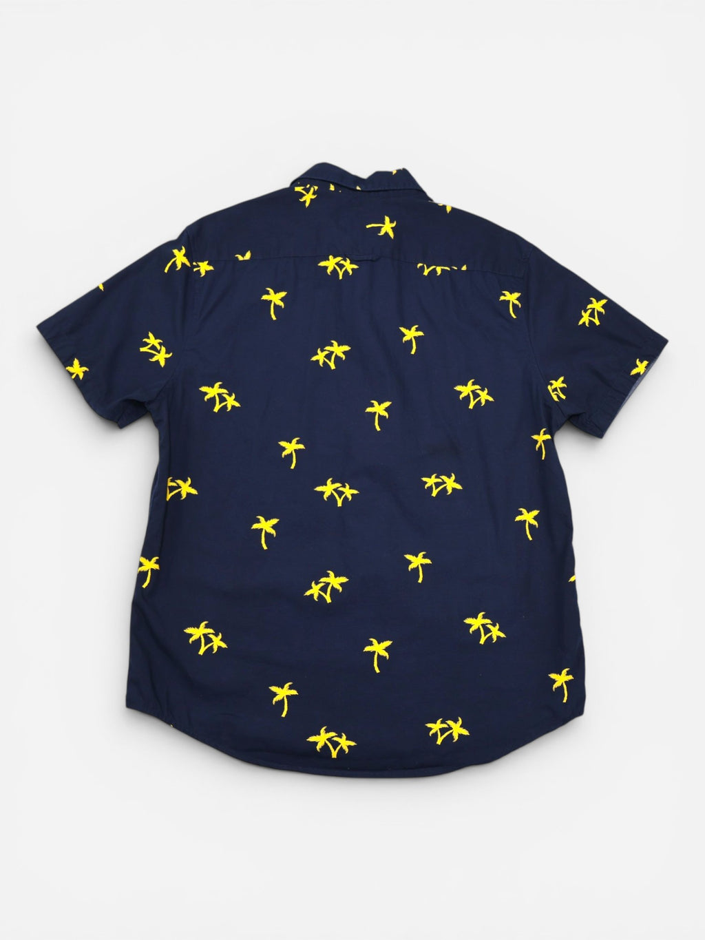 CAMISA MANGA CORTA CON ESTAMPADO DE PALMERAS | DENIM & FLOWER | TALLA L