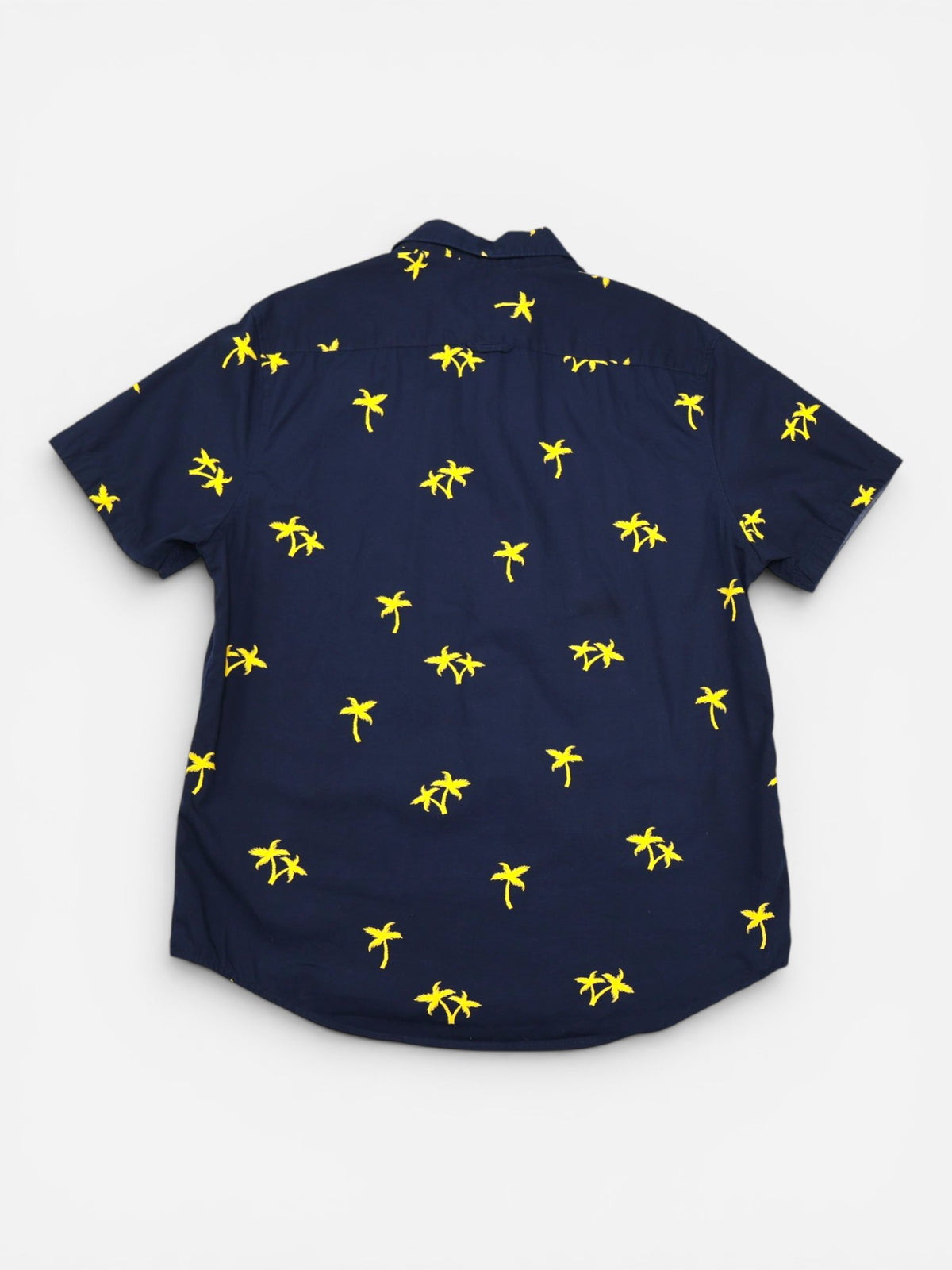CAMISA MANGA CORTA CON ESTAMPADO DE PALMERAS | DENIM & FLOWER | TALLA L