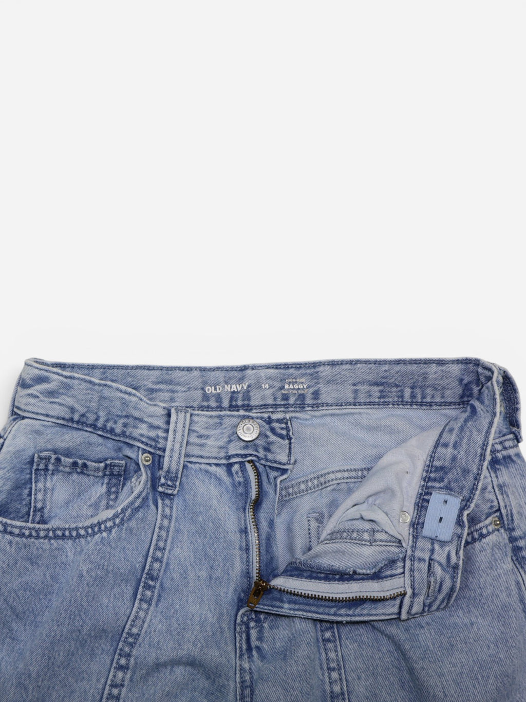 JEAN CARGO BAGGY DE TIRO ALTO PARA ADOLESCENTES | OLD NAVY | TALLA 14 AÑOS