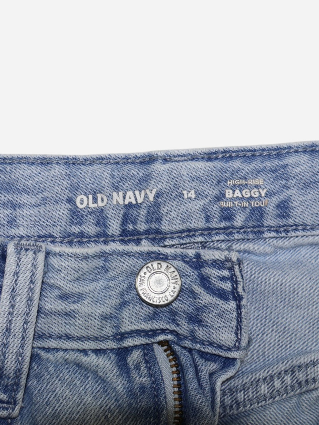 JEAN CARGO BAGGY DE TIRO ALTO PARA ADOLESCENTES | OLD NAVY | TALLA 14 AÑOS