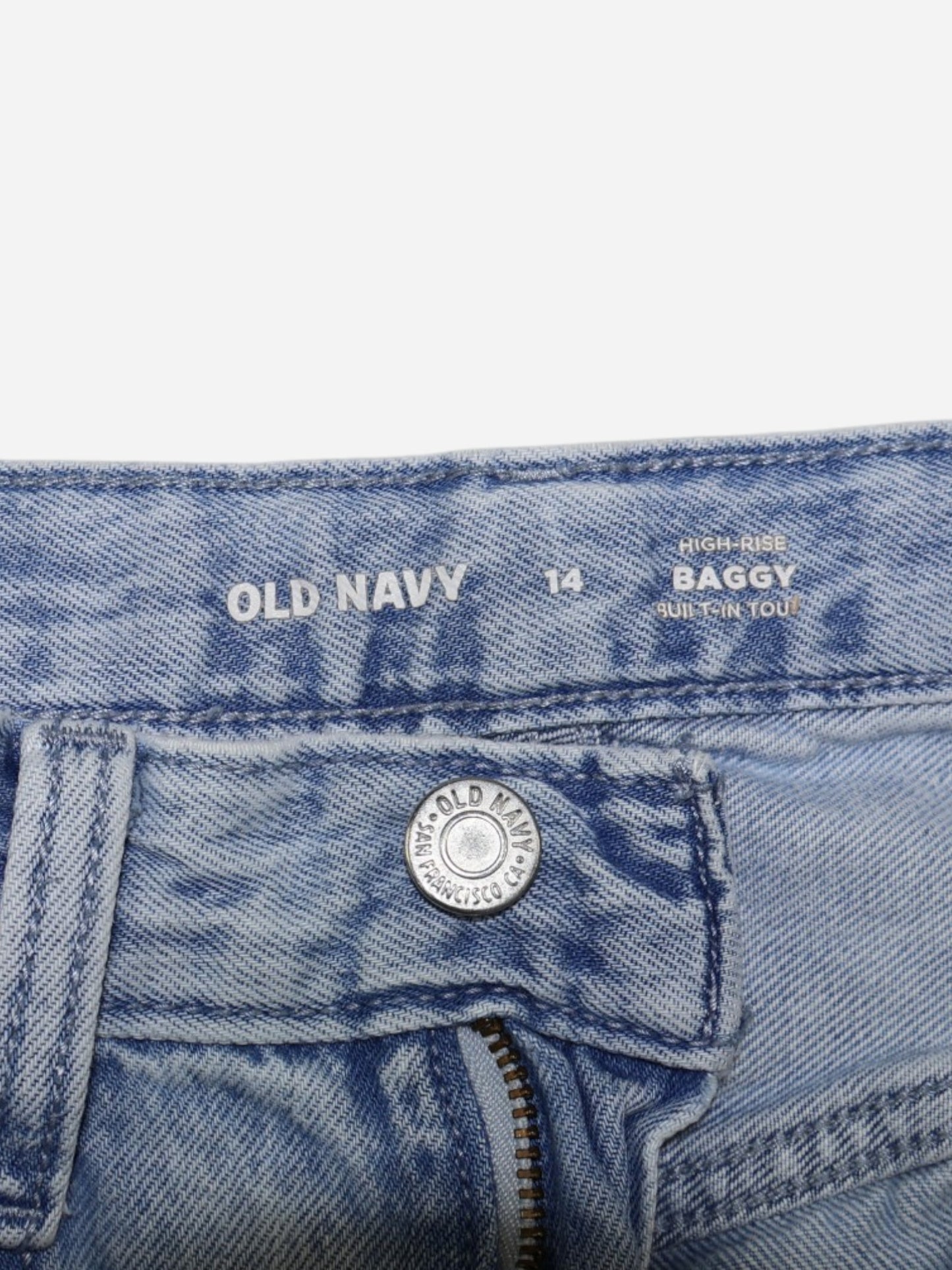 JEAN CARGO BAGGY DE TIRO ALTO PARA ADOLESCENTES | OLD NAVY | TALLA 14 AÑOS