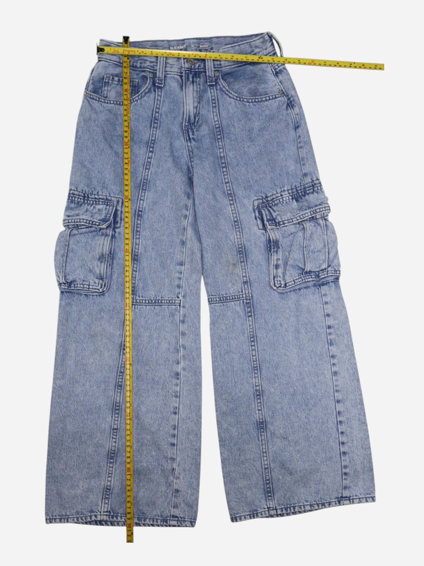 JEAN CARGO BAGGY DE TIRO ALTO PARA ADOLESCENTES | OLD NAVY | TALLA 14 AÑOS