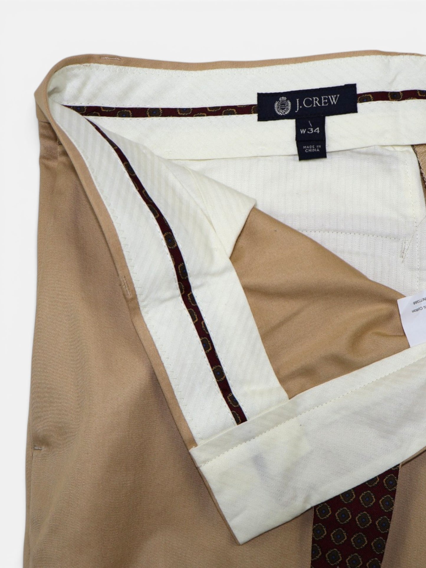 PANTALÓN KHAKI DE ALGODÓN | J.CREW | TALLA 34