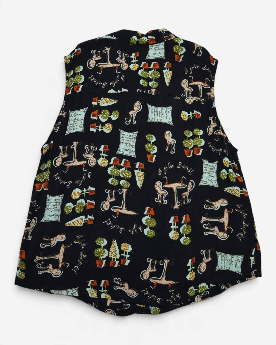 CAMISA SIN MANGAS ESTAMPADA PARA MUJER | CAROLE LITTLE | TALLA L