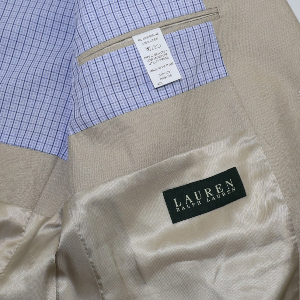 BLAZER DE LINO PARA HOMBRE | LAUREN RALPH LAUREN | TALLA 42S