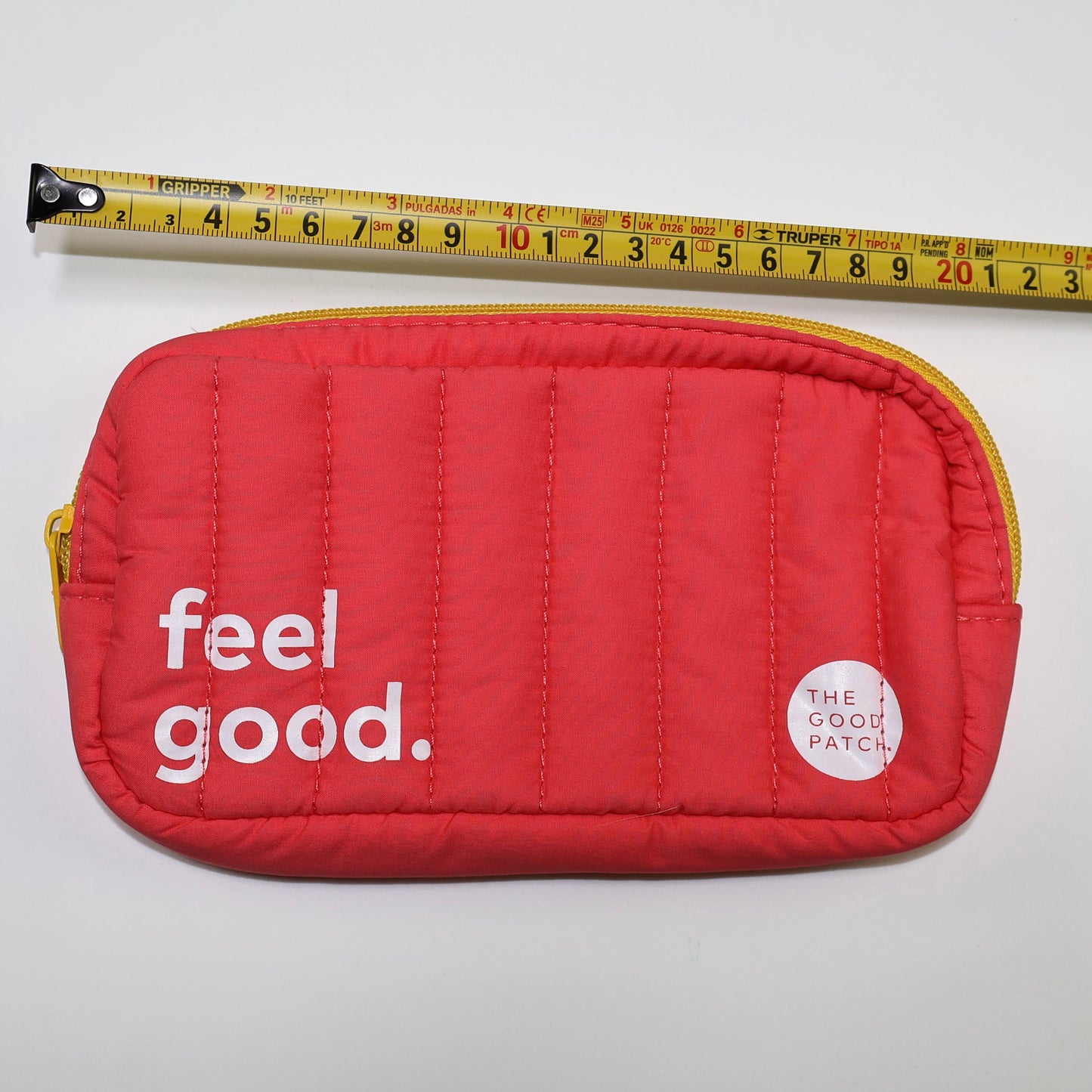 ESTUCHE ACOLCHADO ROJO CORAL | THE GOOD PATCH