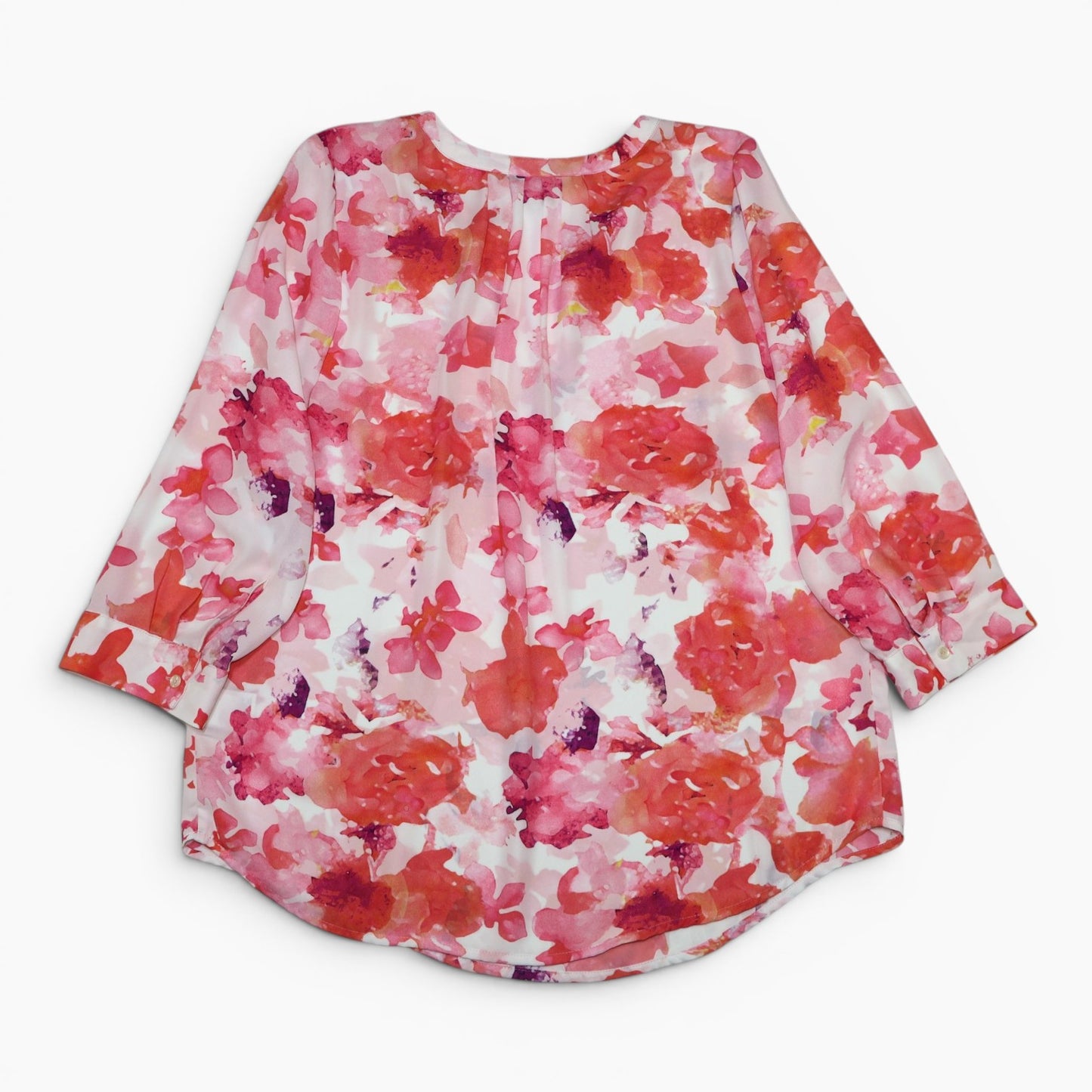 BLUSA CON ESTAMPADO FLORAL ROSADA | LILA ROSE | TALLA M