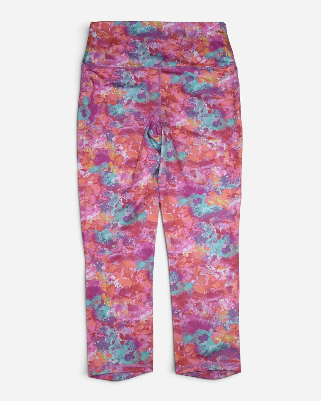 Parte trasera de leggings capri estampados de cintura alta, ropa de segunda mano en RD