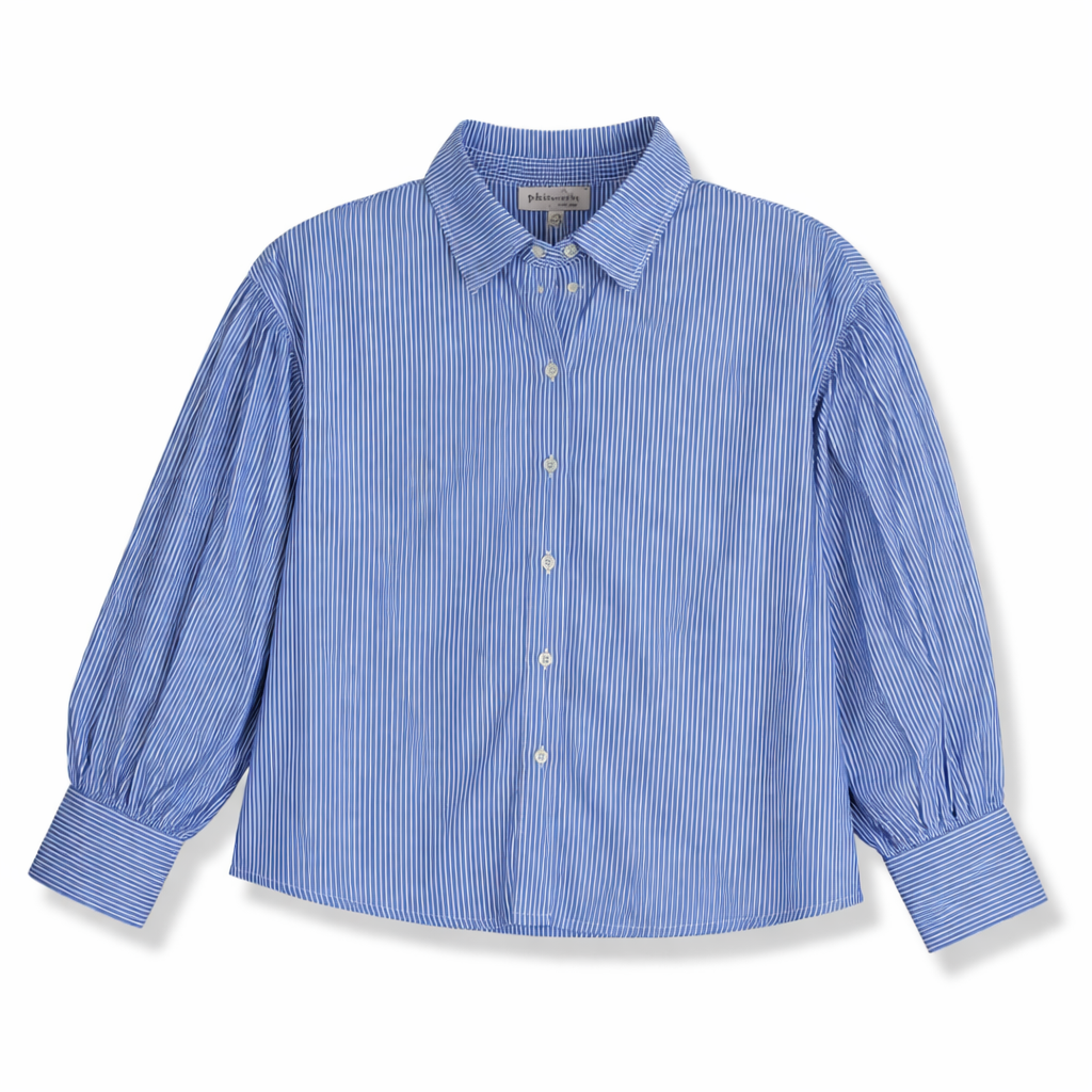 CAMISA MANGA LARGA DE RAYAS AZUL Y BLANCO | PHILOSOPHY | TALLA L