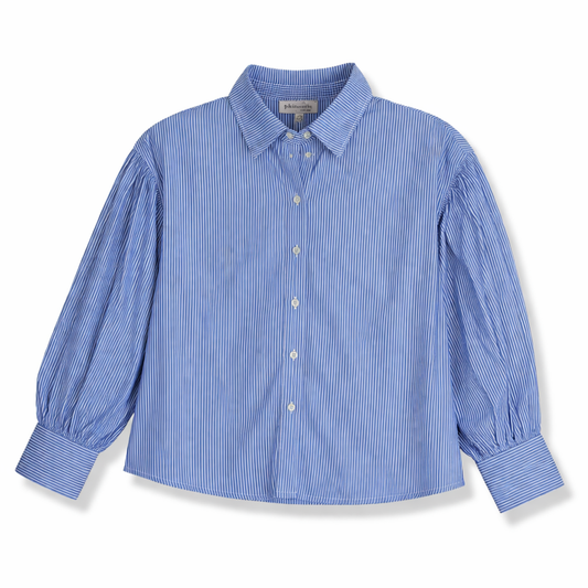 CAMISA MANGA LARGA DE RAYAS AZUL Y BLANCO | PHILOSOPHY | TALLA L