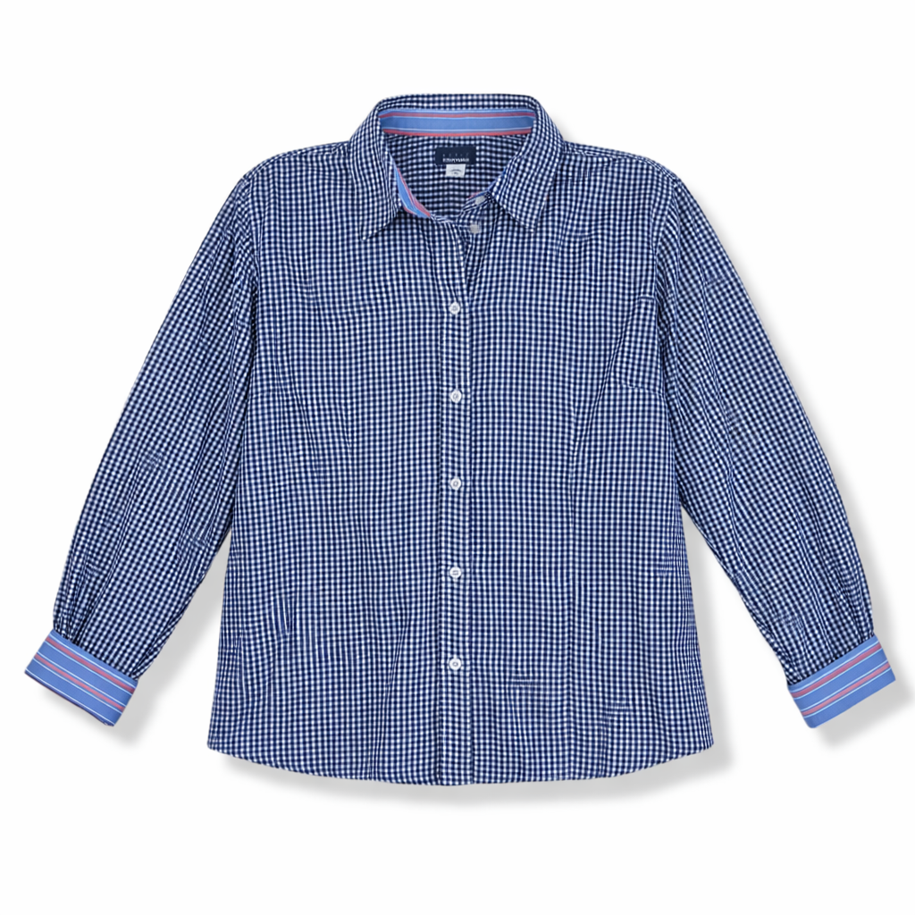 CAMISA MANGA LARGA DE CUADROS | BASIC EDITIONS | TALLA XL