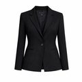 BLAZER NEGRO CLÁSICO DE LANA ESTRUCTURADO | BANANA REPUBLIC | TALLA 2