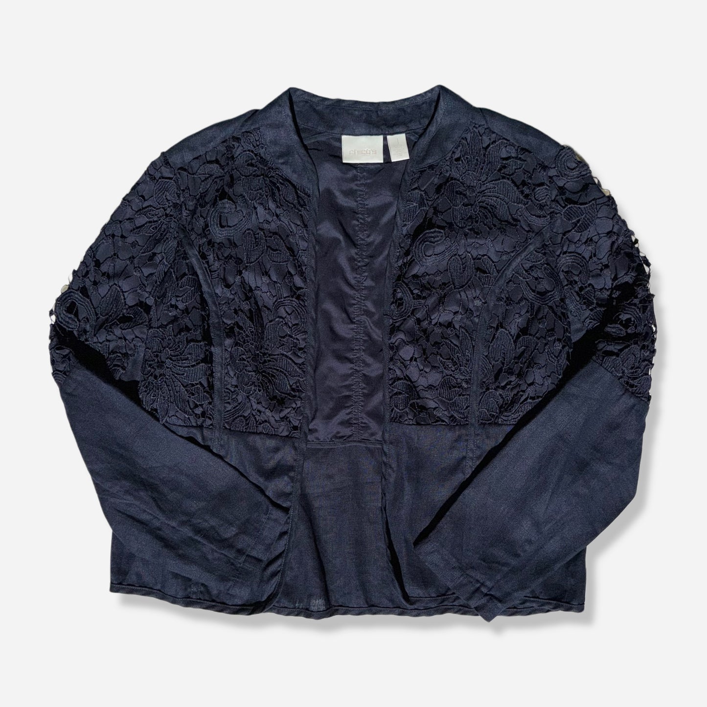 CHAQUETA BORDADA DE LINO | CHICO'S | M