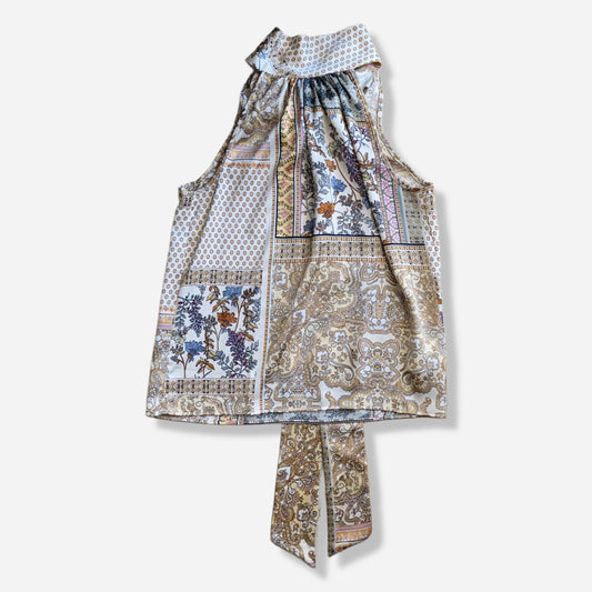 BLUSA HALTER ESTAMPADO PAISLEY | JOIE | S