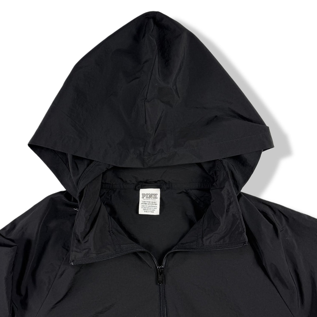 SPORT JACKET NEGRA CON CAPUCHA | PINK | TALLA S/M