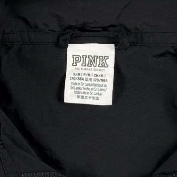 SPORT JACKET NEGRA CON CAPUCHA | PINK | TALLA S/M