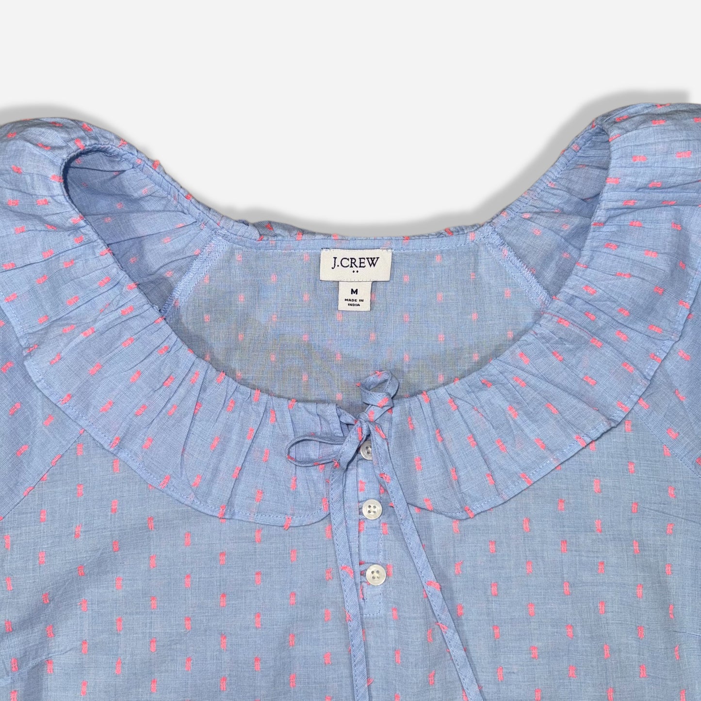 BLUSA MANGA LARGA CON VOLANTES | J.CREW | M