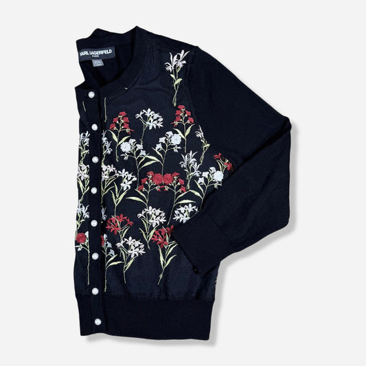 CARDIGAN CON BORDADO | KARL LAGERFELD PARIS | L
