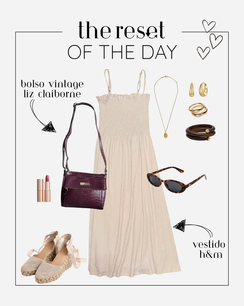 CARTERA CROSSBODY VINTAGE TEXTURA COCODRILO | LIZ CLAIBORNE
