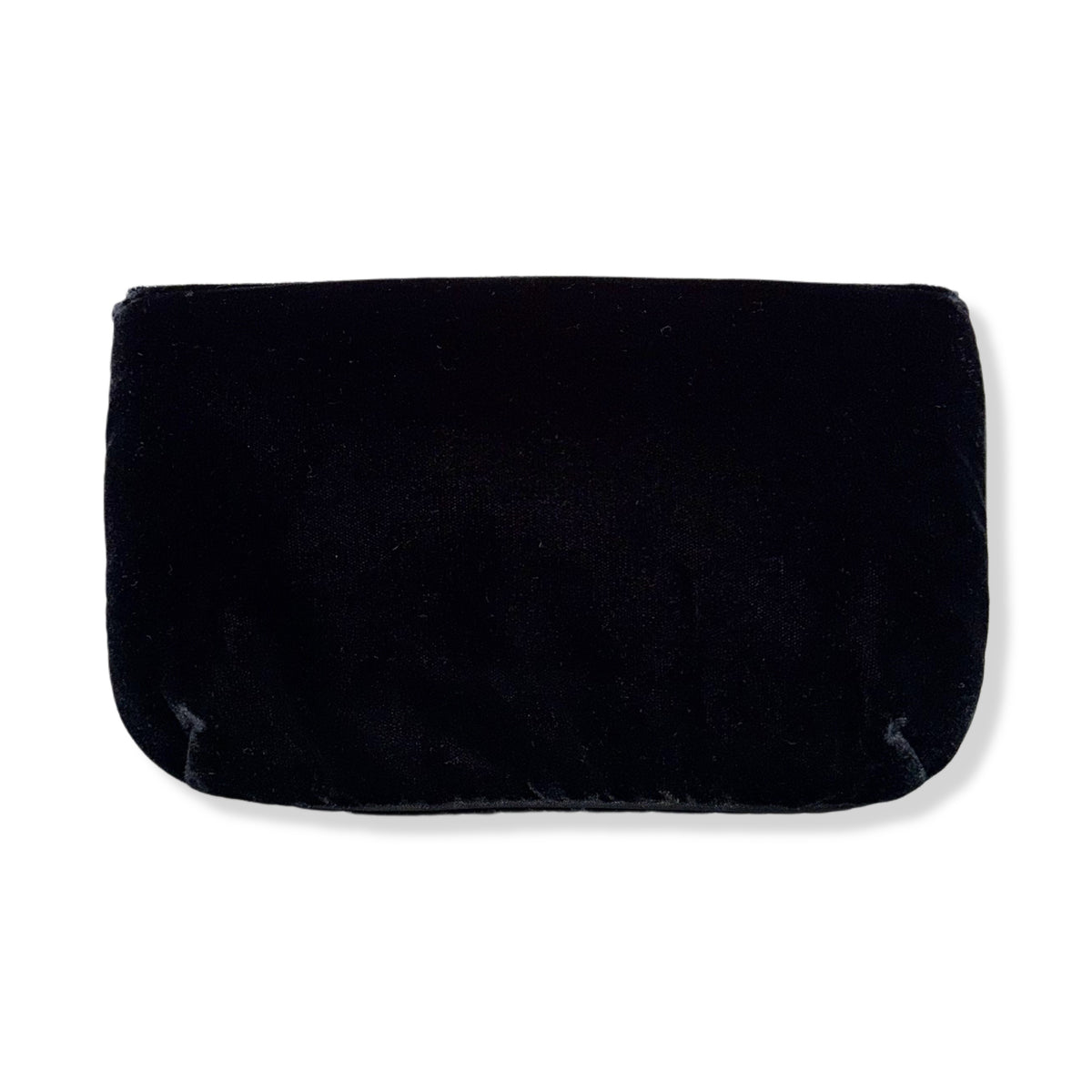 CLUTCH DE TERCIOPELO NEGRO CON BORDADO