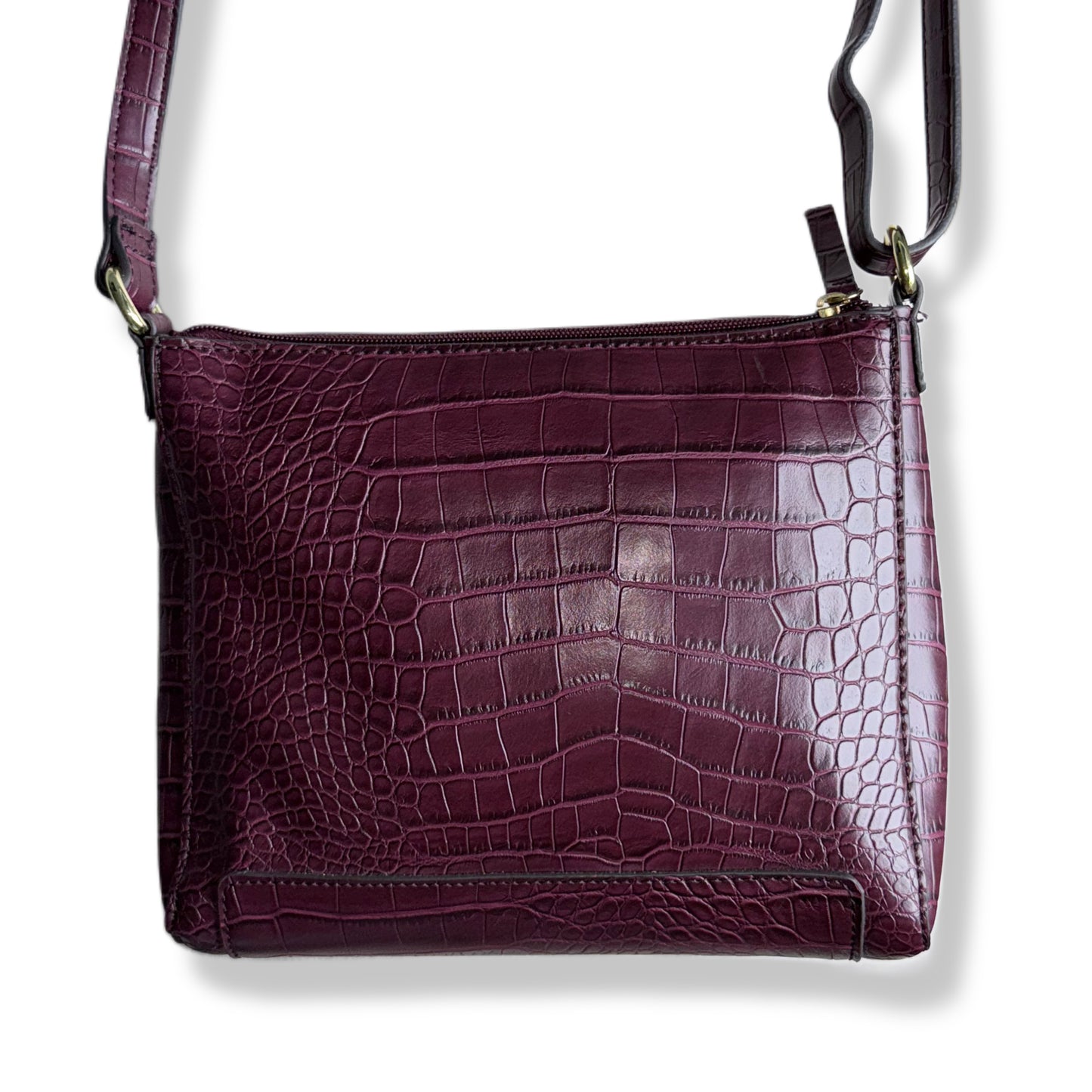 CARTERA CROSSBODY VINTAGE TEXTURA COCODRILO | LIZ CLAIBORNE
