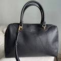 BOLSO TIPO SATCHEL ESTRUCTURADO NEGRO | ANNE KLEIN