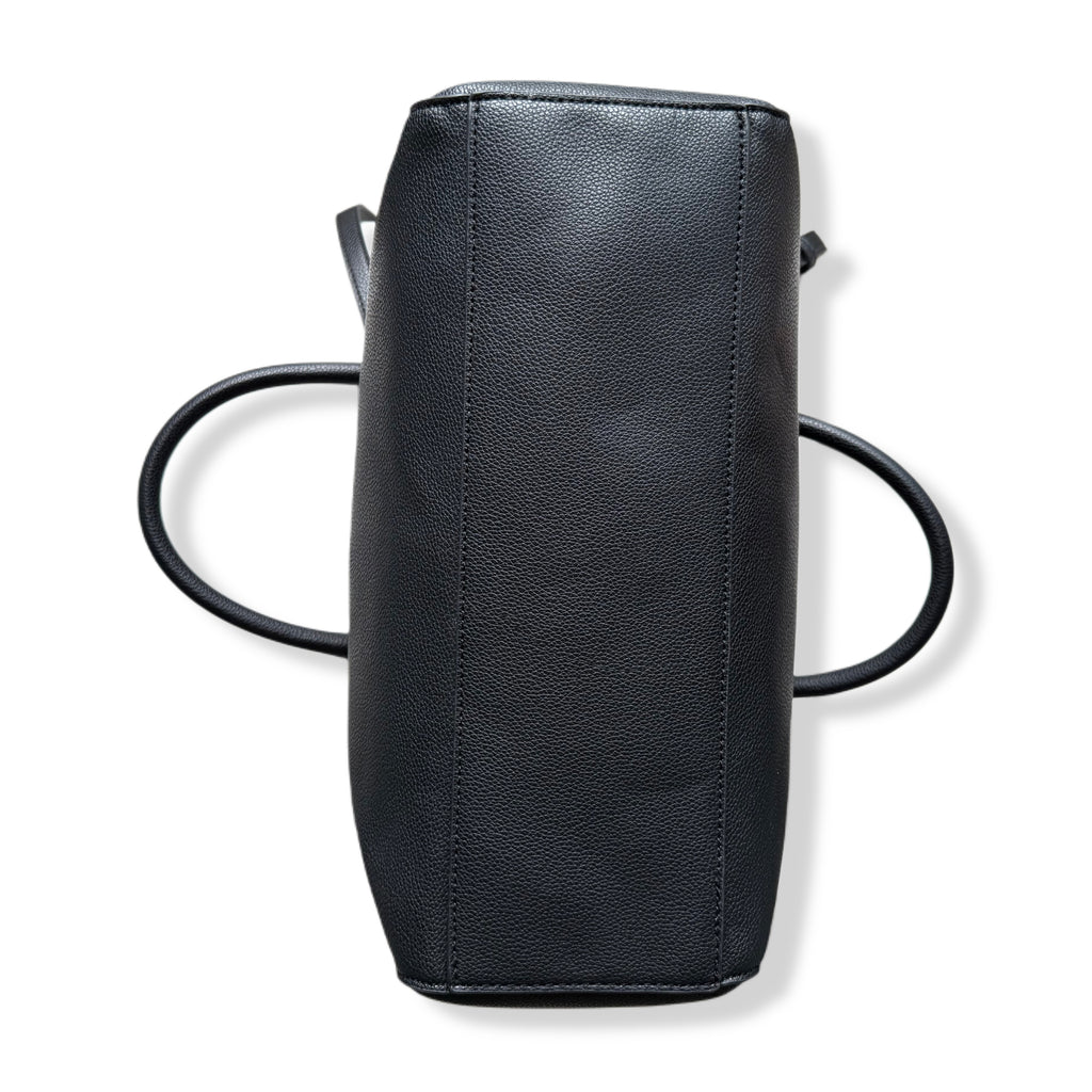 BOLSO TIPO SATCHEL ESTRUCTURADO NEGRO | ANNE KLEIN
