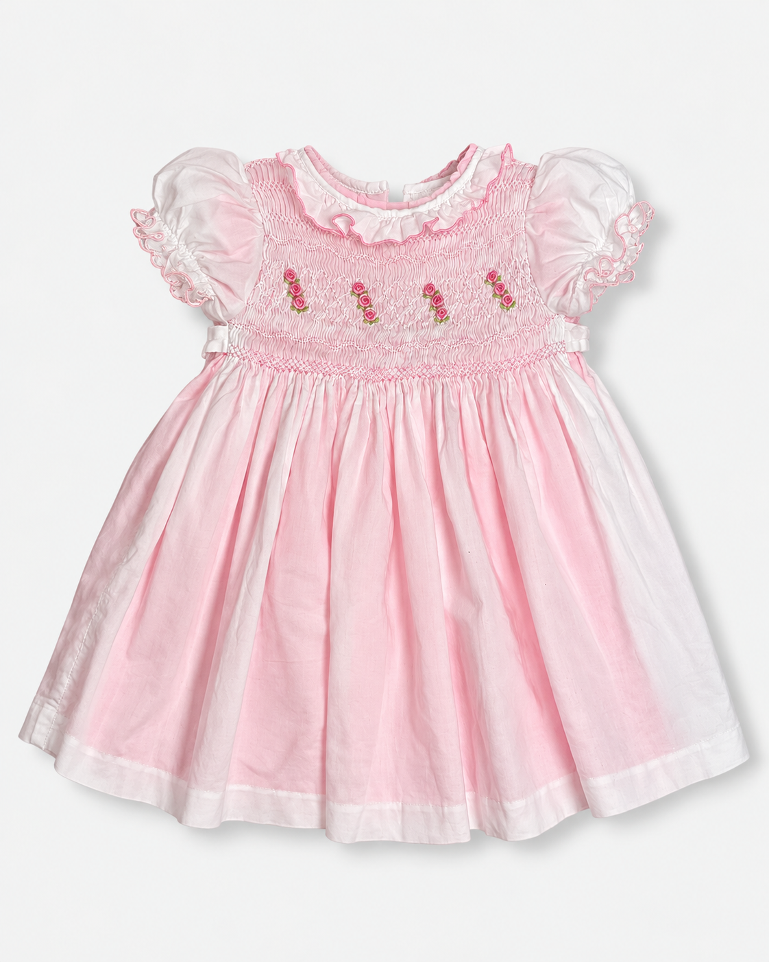 VESTIDO BORDADO PARA BEBÉ | KARELA KIDS | TALLA 6 MESES