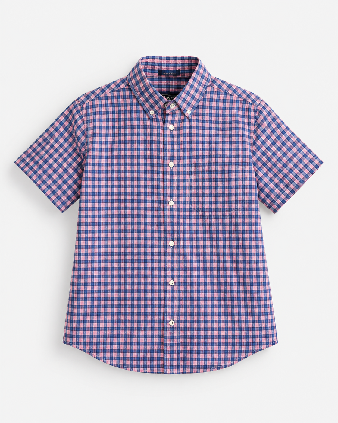 CAMISA DE CUADROS DE MANGAS CORTAS PARA HOMBRE | RYE | TALLA L