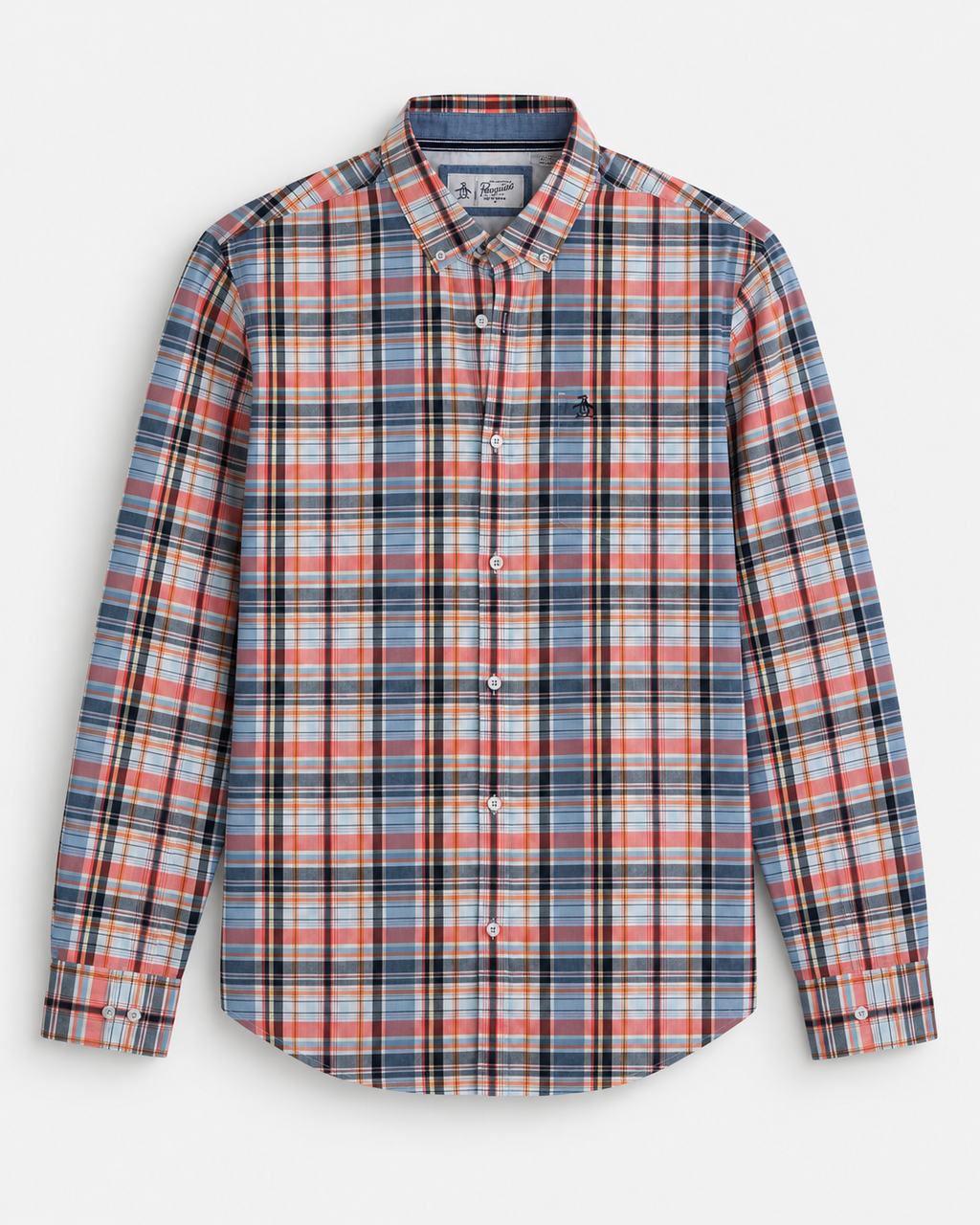 CAMISA DE CUADROS MANGAS LARGAS PARA HOMBRE | ORIGINAL PENGUIN | TALLA L