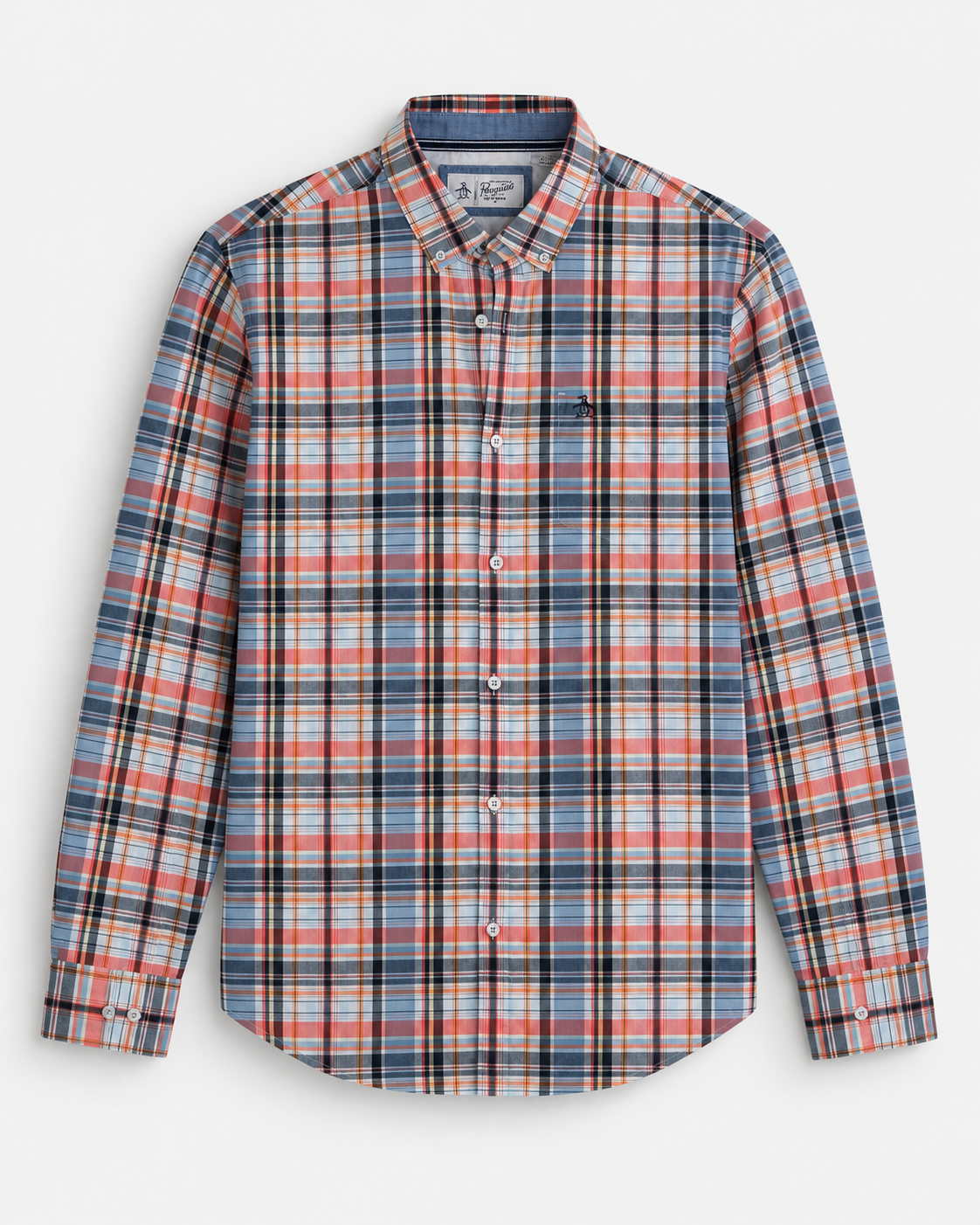 CAMISA DE CUADROS MANGAS LARGAS PARA HOMBRE | ORIGINAL PENGUIN | TALLA L