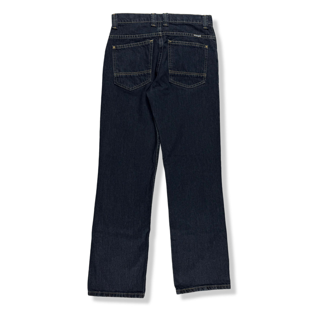 Jeans azul oscuro de corte recto para niño Wrangler talla 16, foto 2