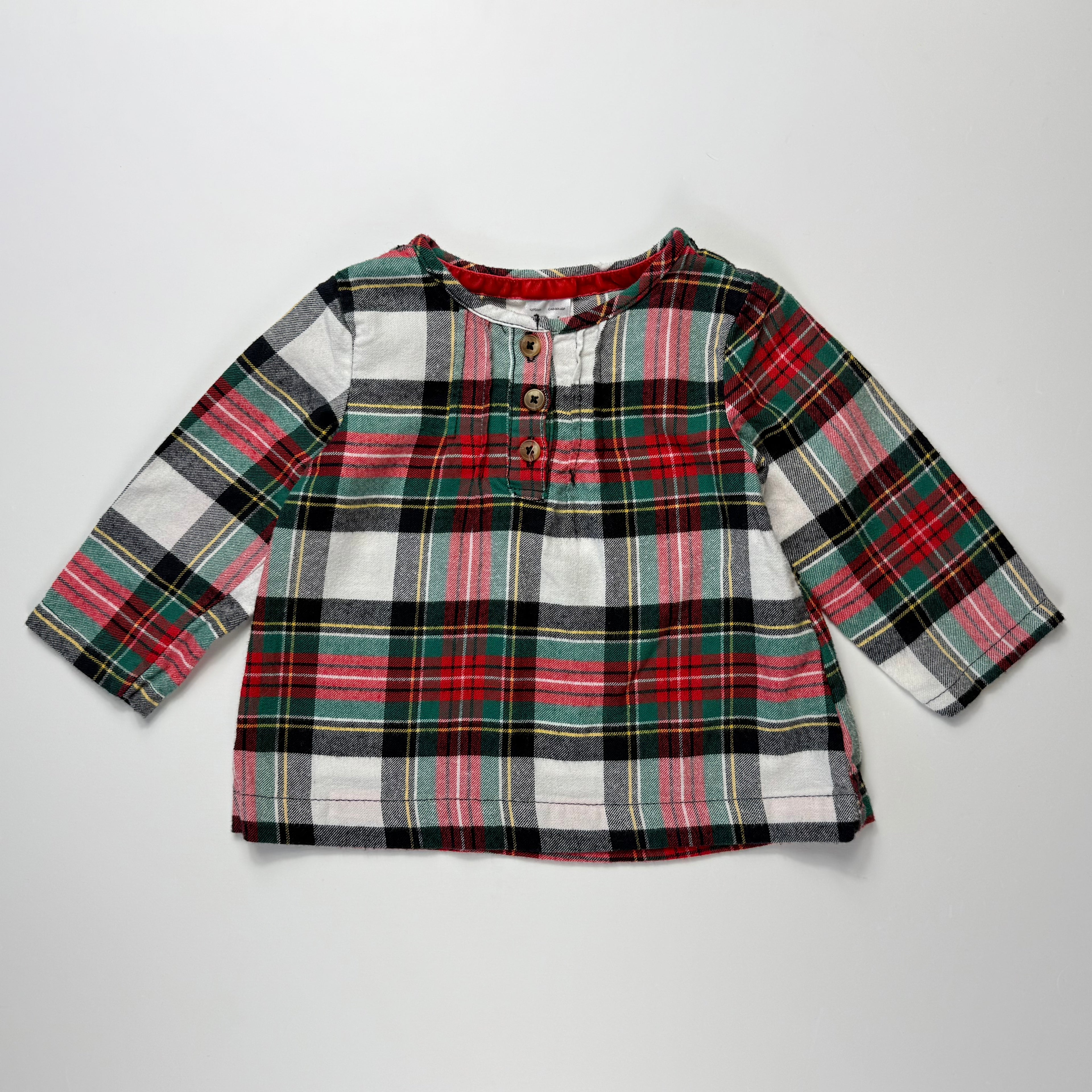 BLUSA DE CUADROS PARA BEBÉS | CARTER'S | 6M