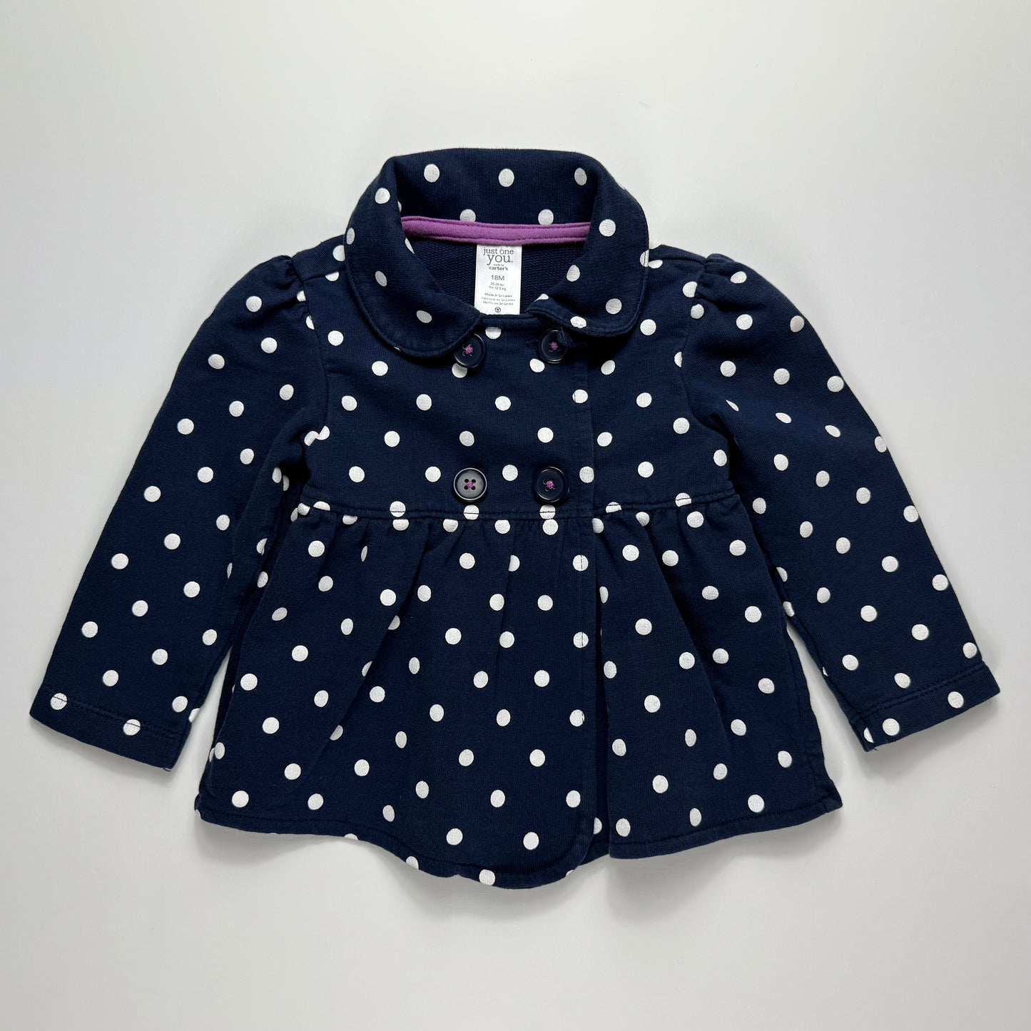 CHAQUETA AZUL MARINO PARA BEBÉS | CARTER’S | 18M