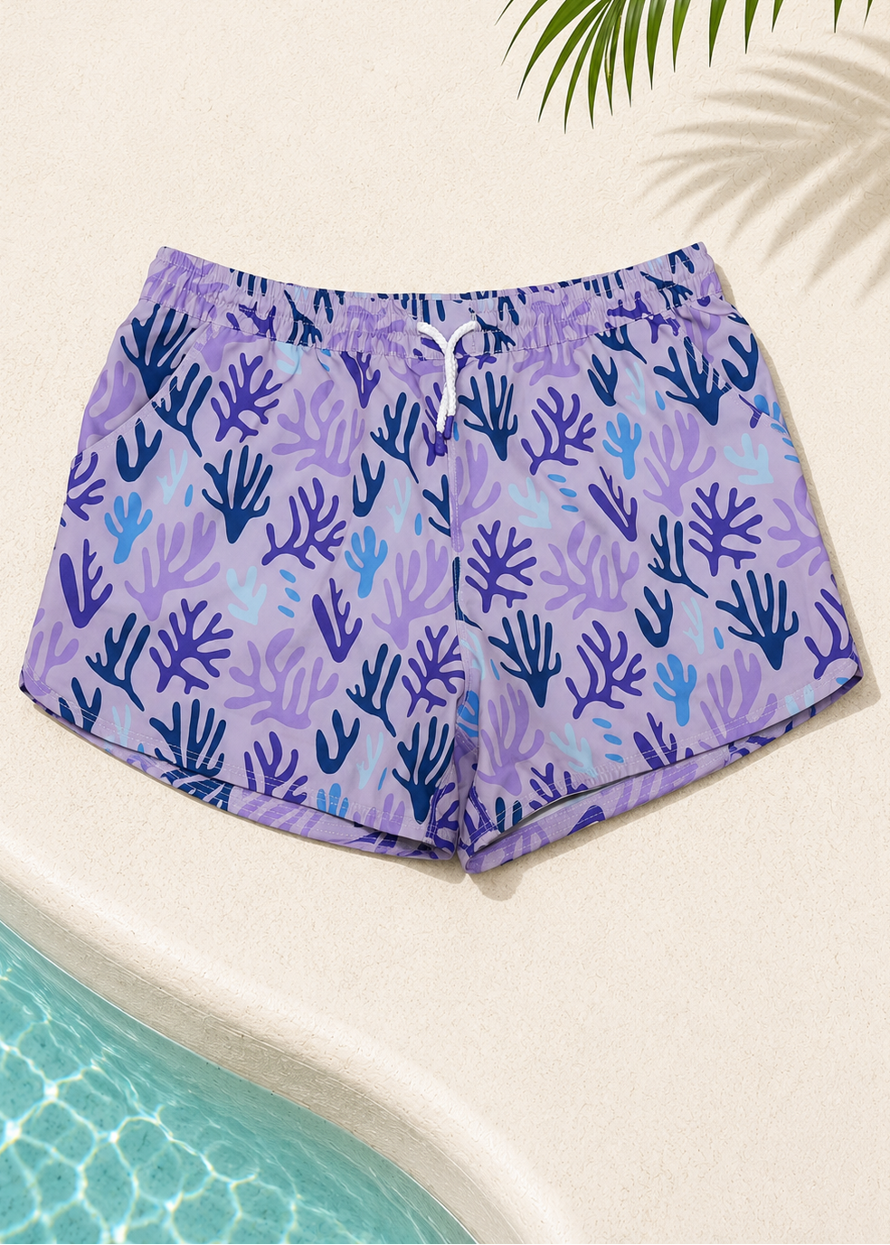SHORT DE BAÑO CON ESTAMPADO DE CORALES PARA NIÑA | WORLD WIDE SPORTSMAN | TALLA XL