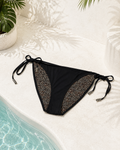 PANTY DE TRAJE DE BAÑO NEGRO CON PARA MUJER | H&M | TALLA 12 (L)