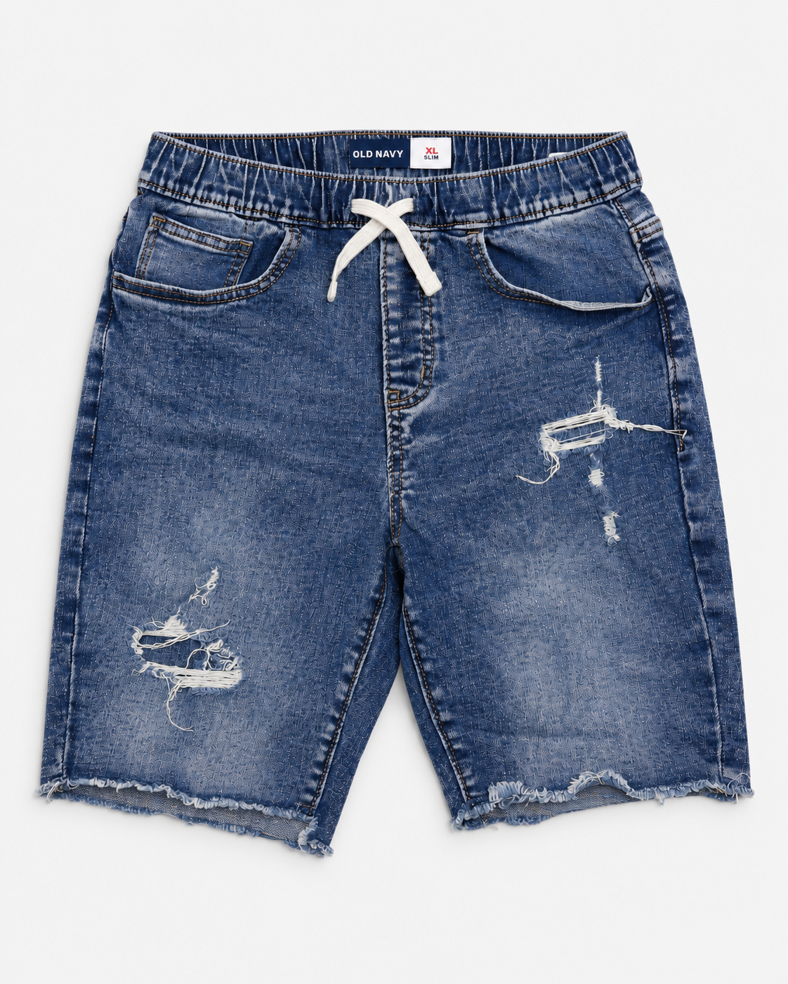 SHORTS JEAN CON ROTOS PARA NIÑO | OLD NAVY | TALLA XL (14-16)