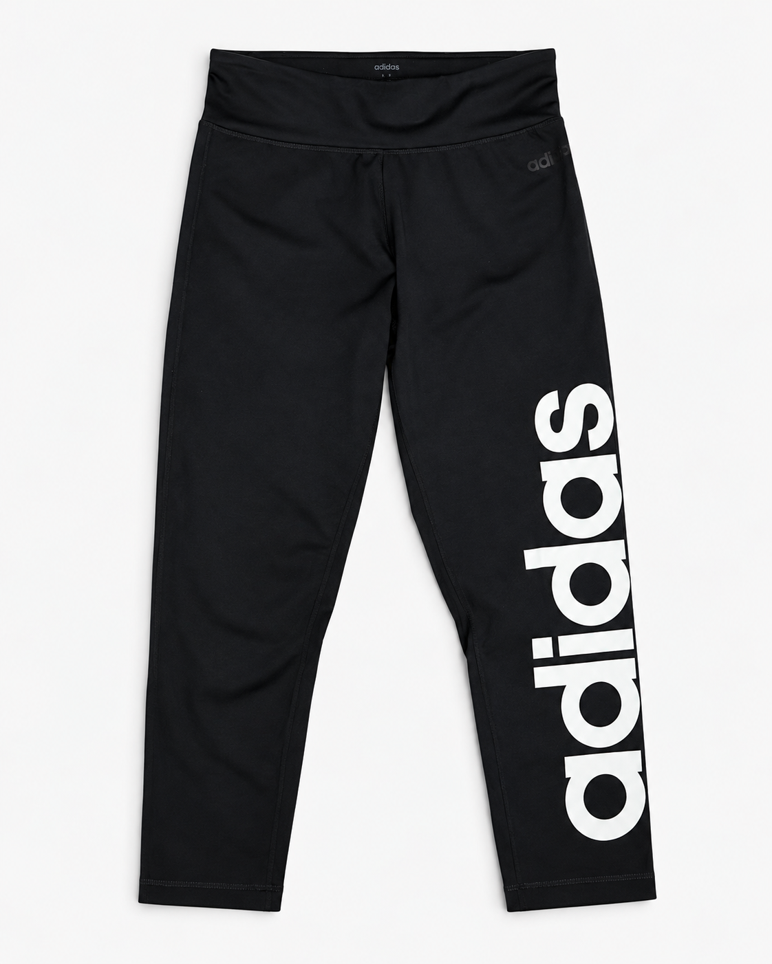 LEGGINGS DEPORTIVOS CAPRI NEGROS CON LOGO PARA MUJER | ADIDAS | TALLA M