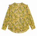 BLUSA AMARILLA CON ESTAMPADO FLORAL DE MANGAS LARGAS | OLD NAVY | TALLA XL