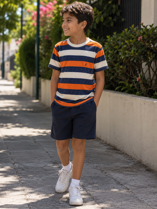 T-SHIRT DE RAYAS PARA NIÑOS | NAUTICA | TALLA L (7)