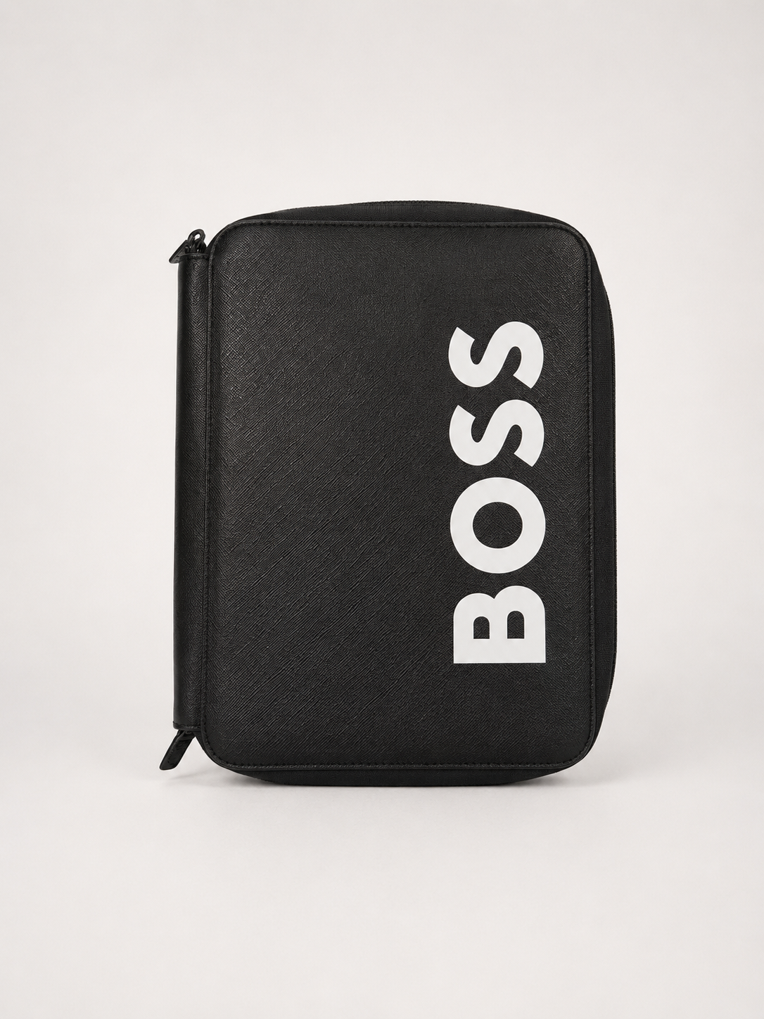PORTADOCUMENTOS NEGRO CON ZIPPER | BOSS