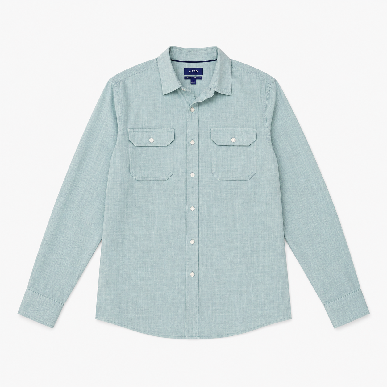 CAMISA MANGA LARGA SLIM FIT | APT.9 | TALLA M