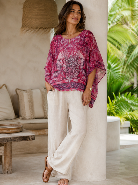 BLUSA TIPO CAFTÁN | STYLE & CO. | M/L